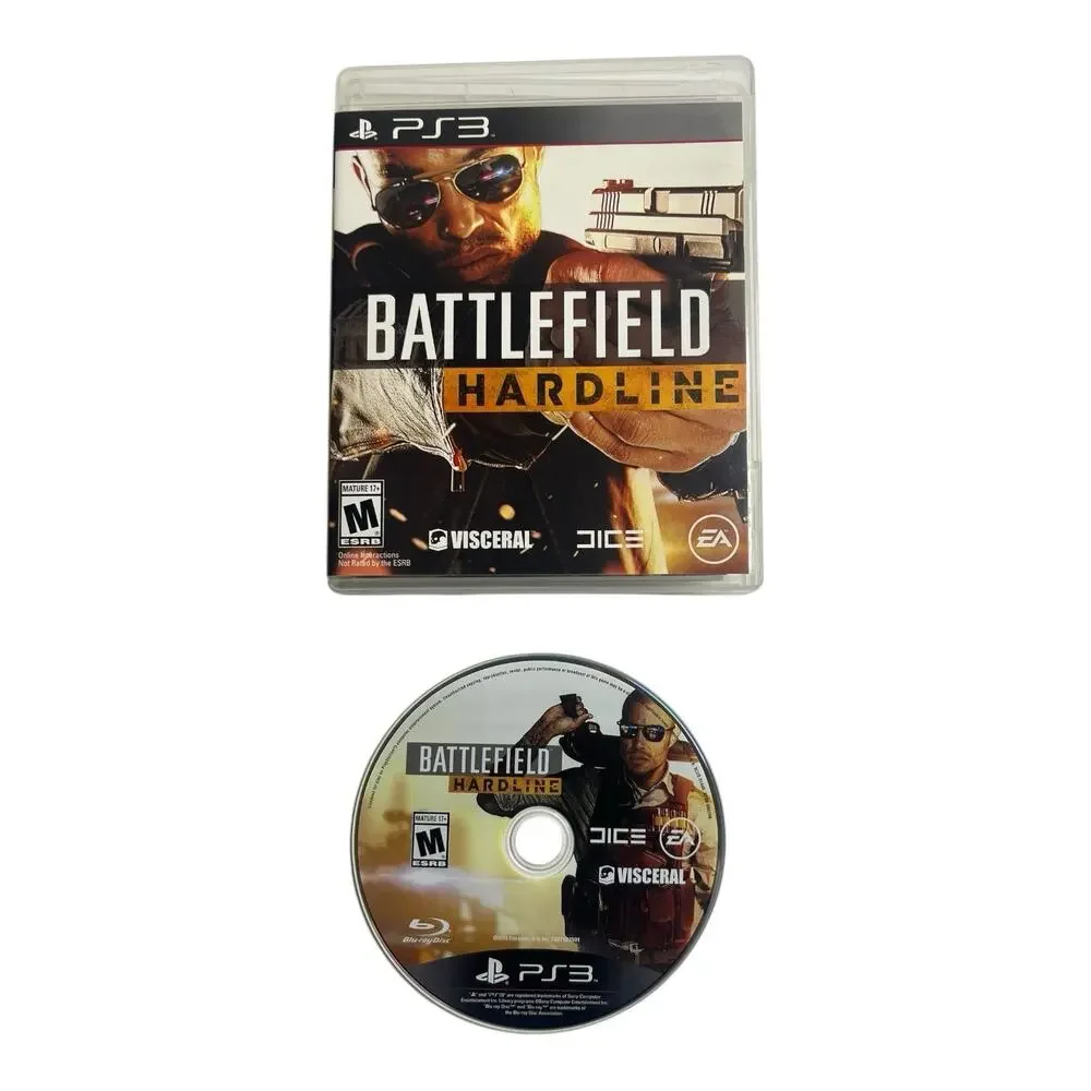 Playstation 3 PS3 Video Game Battlefield Hardline‎ Crysis 2 Skyrim Bundle Lot 3